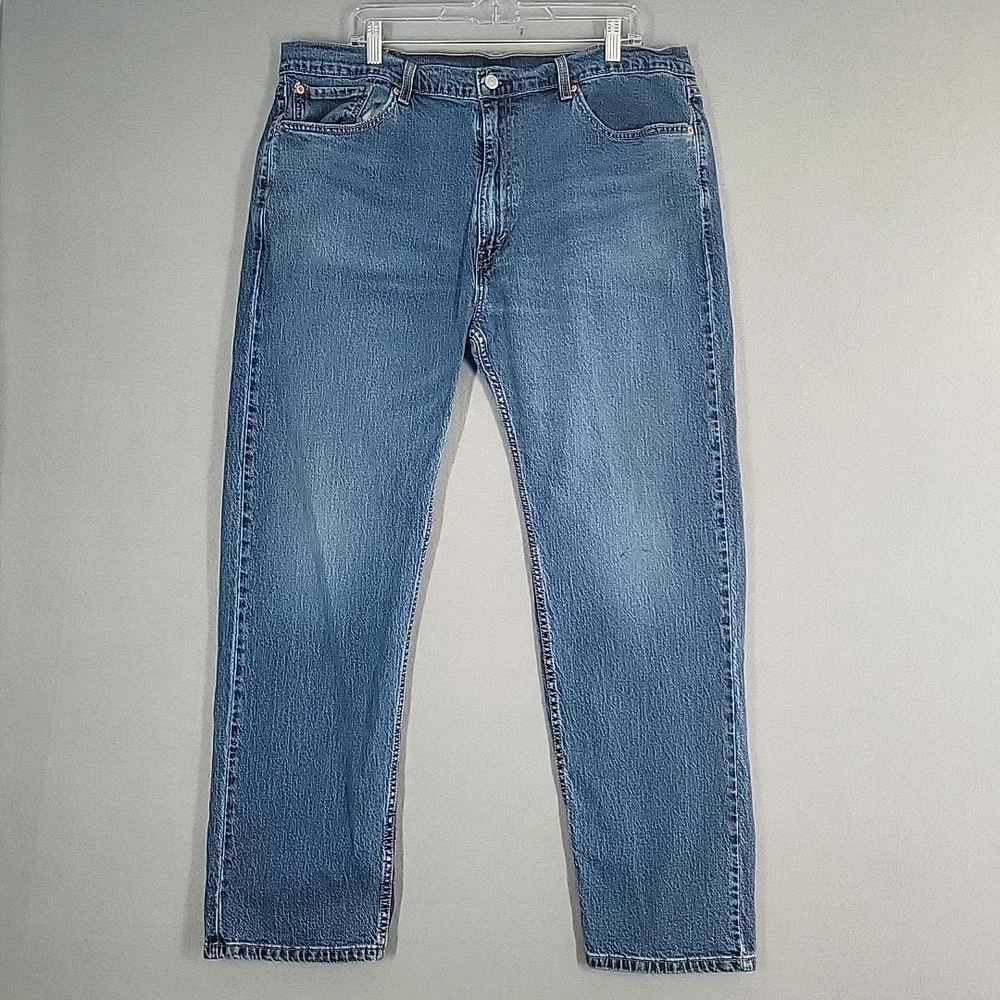 Levi's 505 Jeans Men's 40x30 Blue Cotton Denim Straight Regular‎ Fit Casualwear